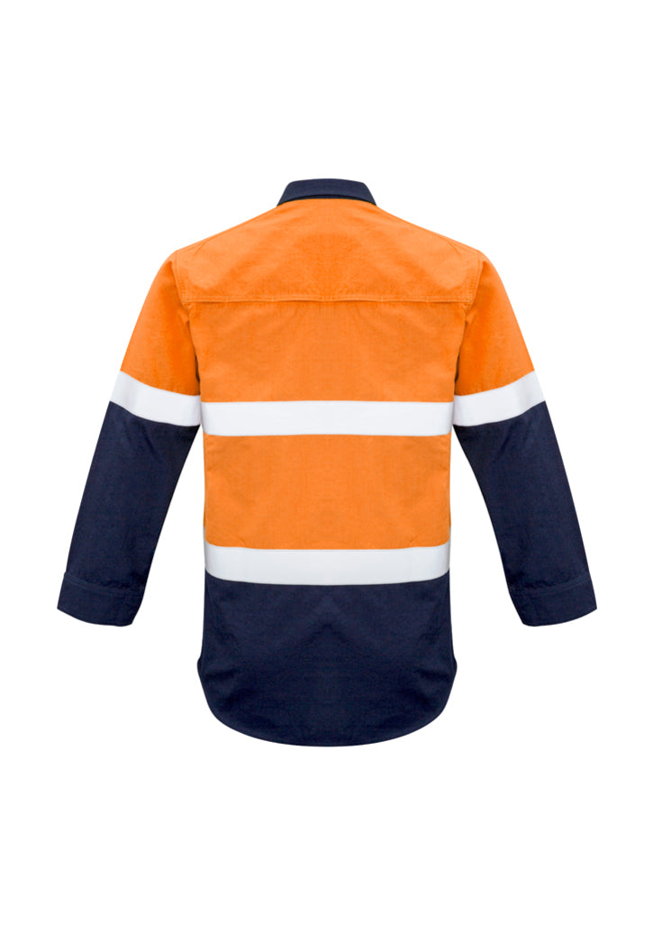 Syzmik - Mens Fr Closed Front Hooped Taped Spliced Shirt ZW133