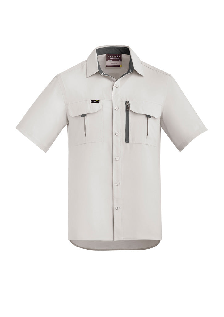 Syzmik Mens Outdoor S/S Shirt   ZW465