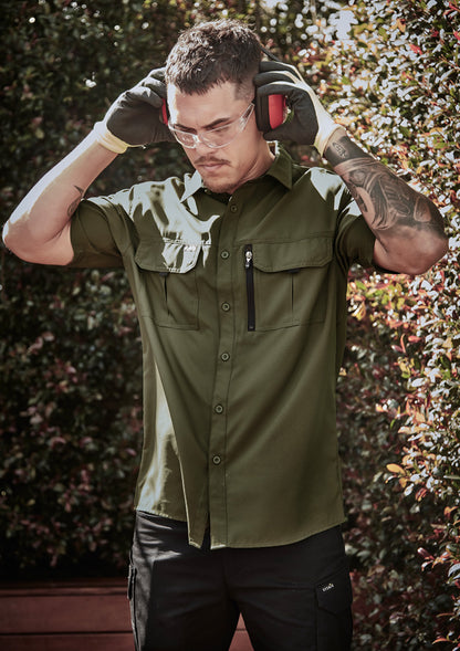 Syzmik Mens Outdoor S/S Shirt   ZW465