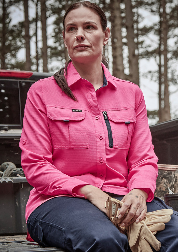 Syzmik Womens Outdoor L/S Shirt   ZW760