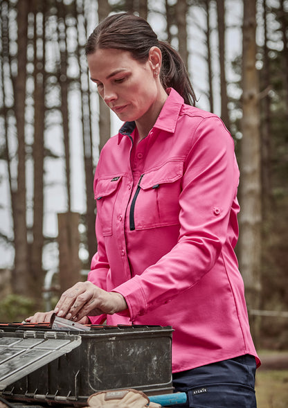 Syzmik Womens Outdoor L/S Shirt   ZW760