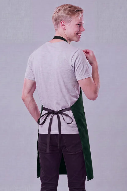 Aussie Chef - Chef Bib Apron With Pocket