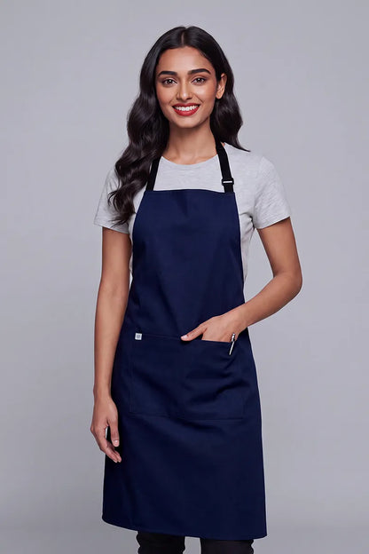 Aussie Chef - Chef Bib Apron With Pocket