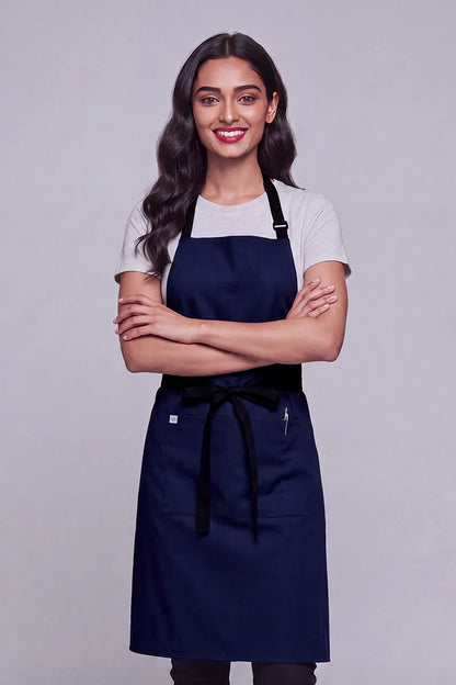 Aussie Chef - Chef Bib Apron With Pocket