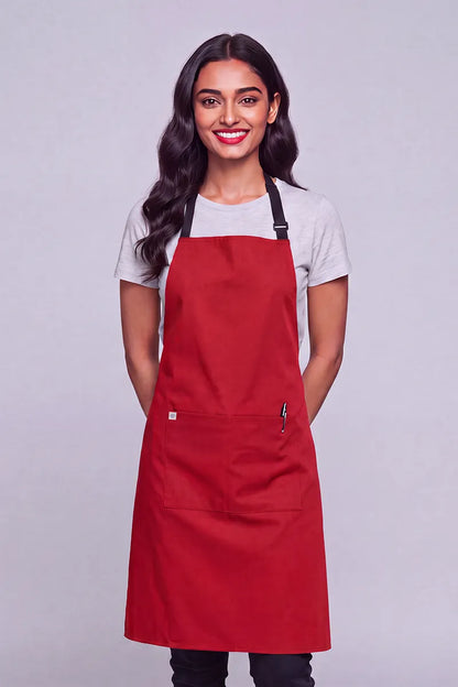 Aussie Chef - Chef Bib Apron With Pocket