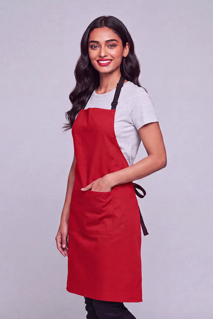 Aussie Chef - Chef Bib Apron With Pocket