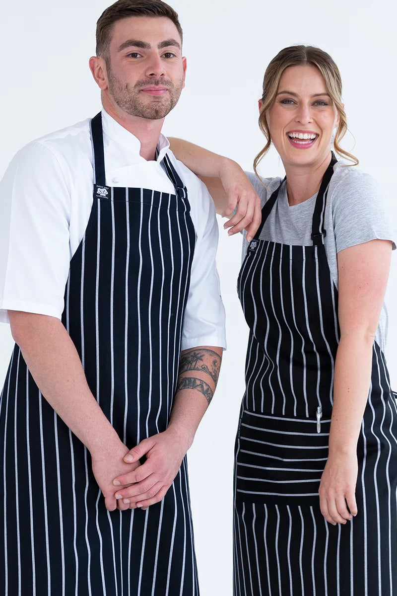 Aussie Chef - Chef Bib Apron With Pocket