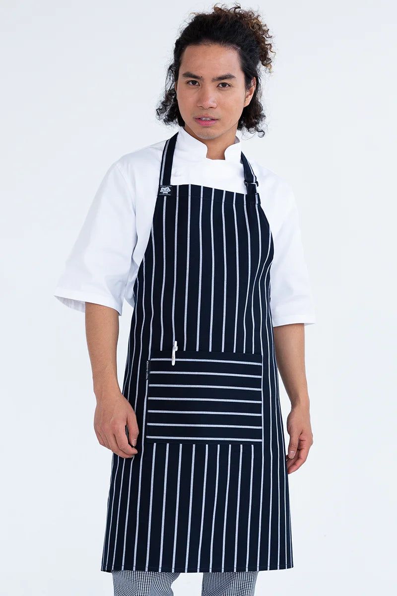 Aussie Chef - Chef Bib Apron With Pocket