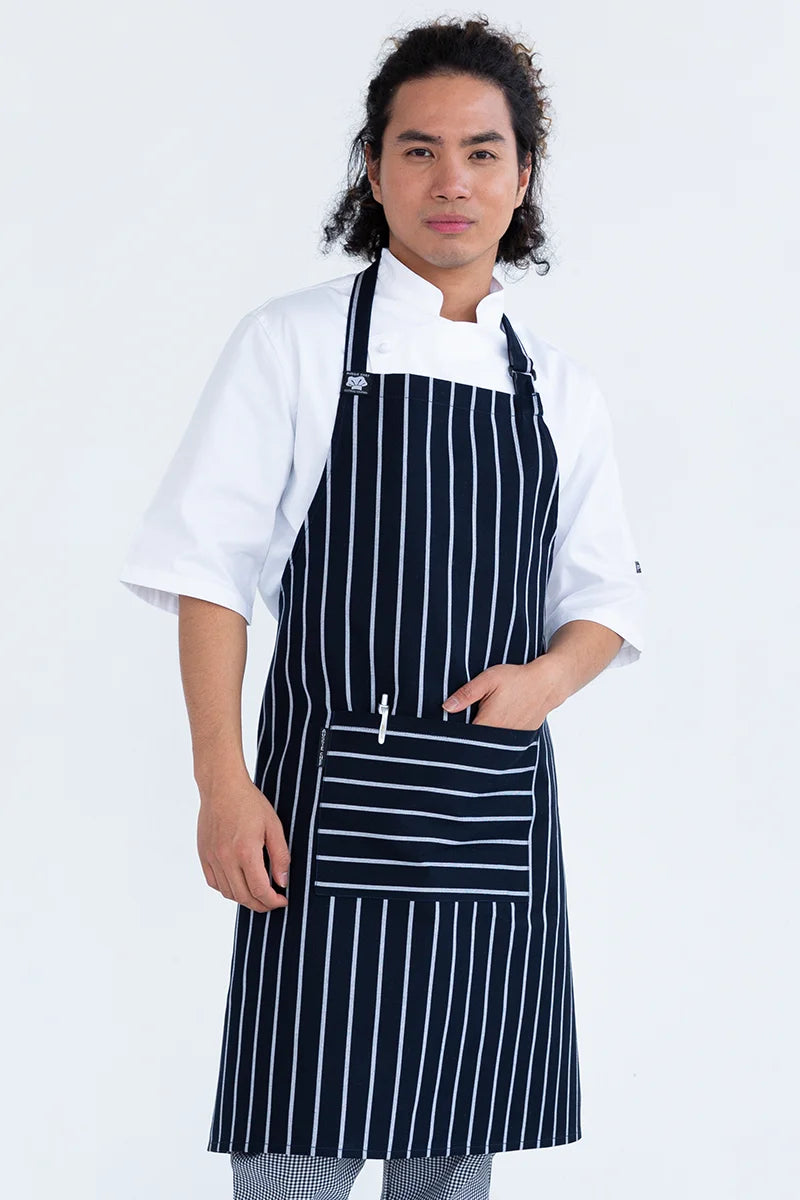Aussie Chef - Chef Bib Apron With Pocket
