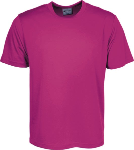 Bocini-Unisex Adults Plain Breezeway Micromesh Tee Shirt-CT1207
