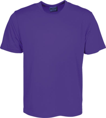 Bocini-Unisex Adults Plain Breezeway Micromesh Tee Shirt-CT1207