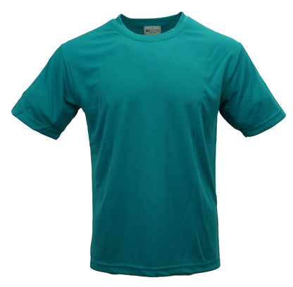 Bocini-Unisex Adults Plain Breezeway Micromesh Tee Shirt-CT1207