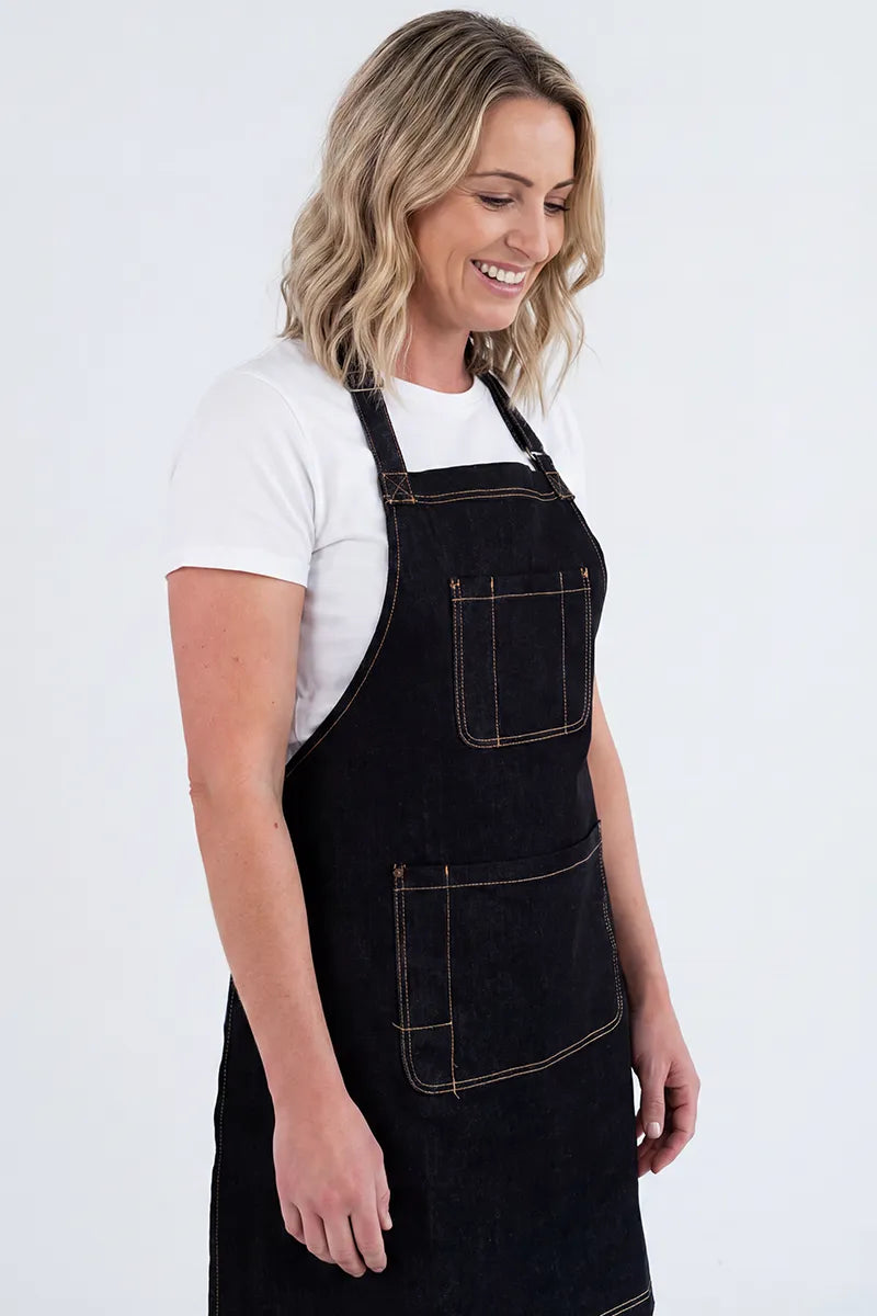 Aussie Chef - Leo Denim Bib Apron
