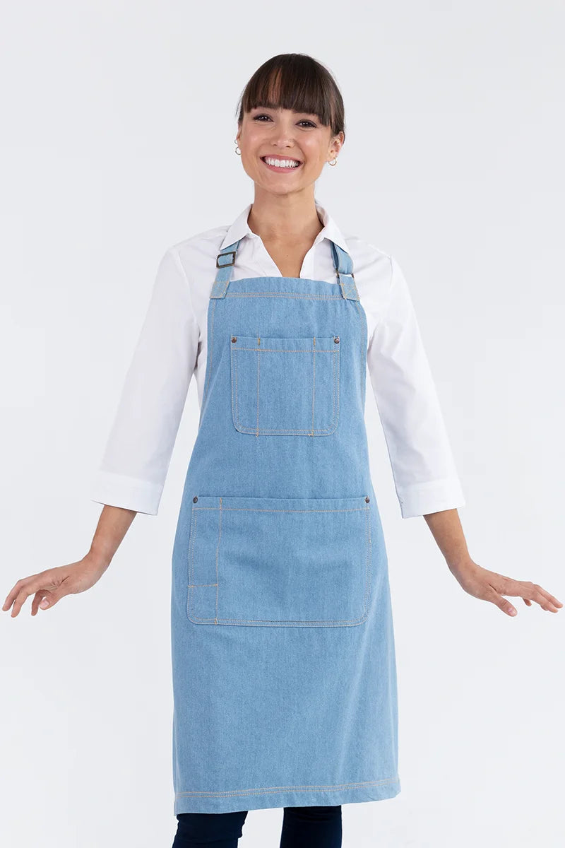 Aussie Chef - Leo Denim Bib Apron