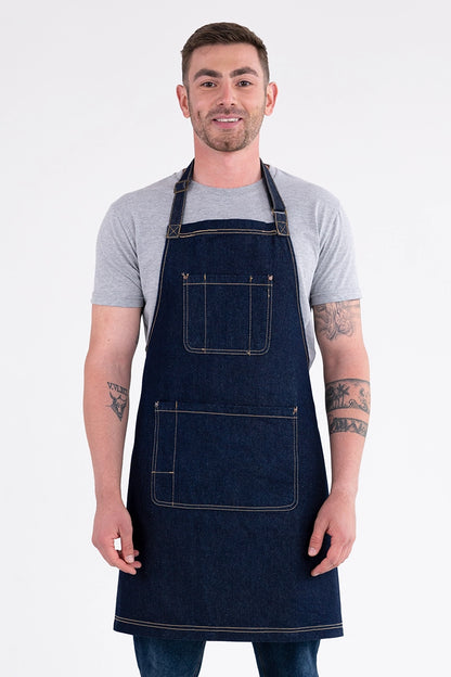 Aussie Chef - Leo Denim Bib Apron