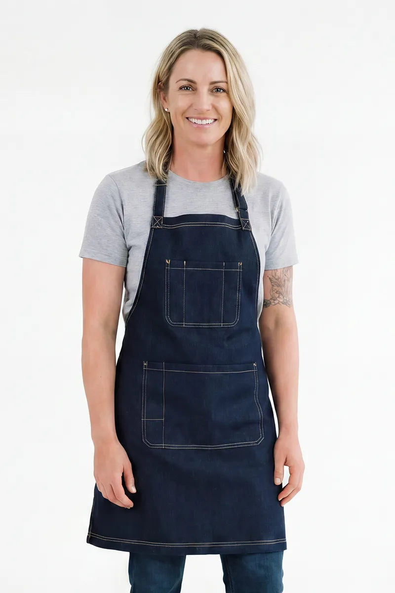 Aussie Chef - Leo Denim Bib Apron