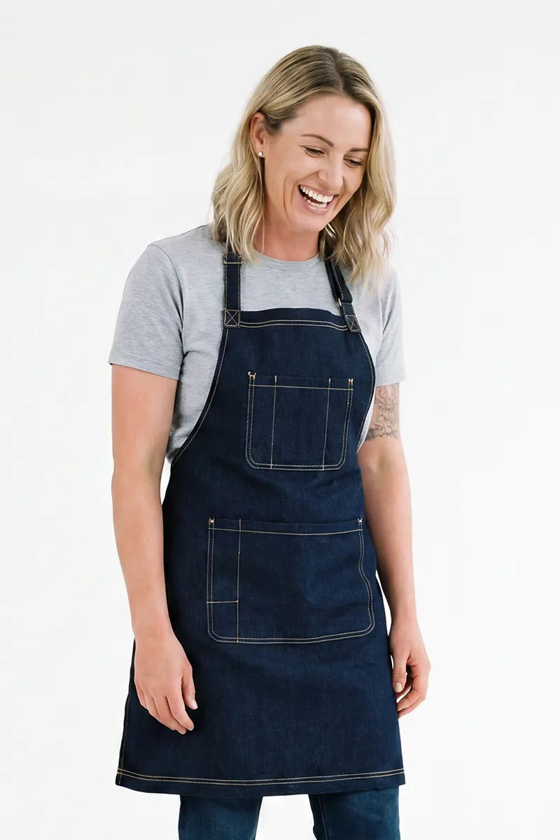 Aussie Chef - Leo Denim Bib Apron