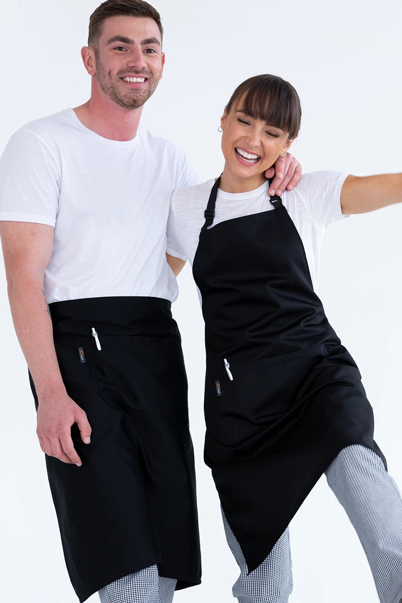Aussie Chef  -3/4 Waist Apron With Pocket