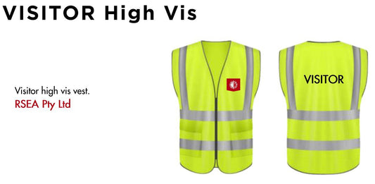 SANDHURST_Visitor Hi Vis_With BACK VISITOR print ad Front EMB