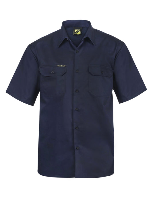 NCC APPAREL WS3021 SHORT Sleeve Cotton Shirt - Star Uniforms Australia