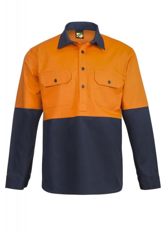 WORKCRAFT WS4254 Hybrid Two Tone Shirt - Star Uniforms Australia