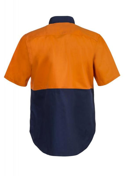 NCC APPAREL WS3023 Two Tone Short Sleeve Shirt - Star Uniforms Australia