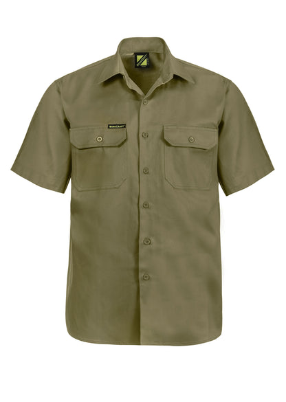 NCC APPAREL WS3021 SHORT Sleeve Cotton Shirt - Star Uniforms Australia