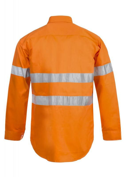 NCC APPAREL WS4002 Long Sleeve Shirt W/ CSR Tape - Star Uniforms Australia
