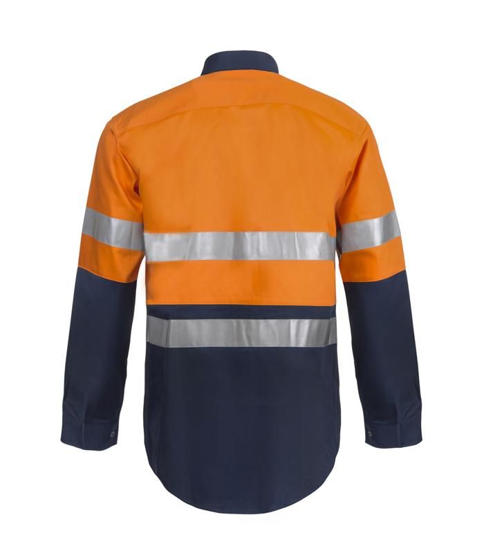 WORKCRAFT WS6030 Cotton Shirt With CSR Tape - Star Uniforms Australia