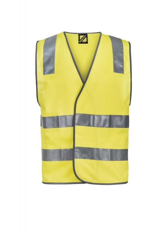 WORKCRAFT WV7001 Adult Hi Vis Vest With Tape - Star Uniforms Australia