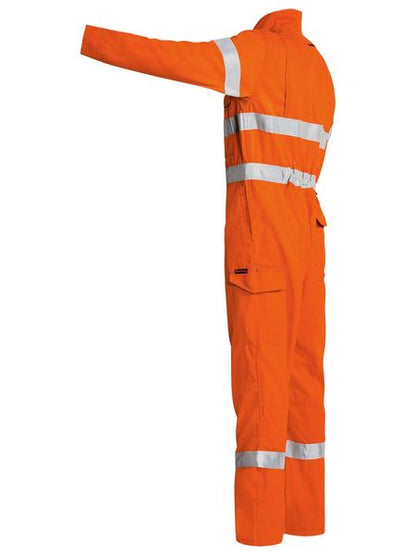 Bisley Tencate Tecasafe® Plus 700 Taped Hi Vis Engineered Fr Vented Coverall-BC8085T