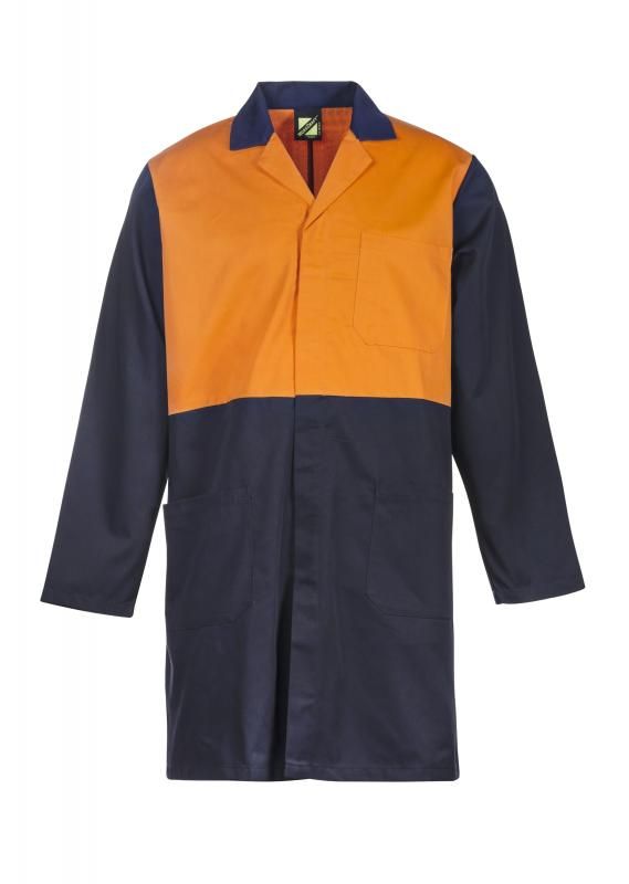 WORKCRAFT WJ047 Two Tone Dustcoat UNIGAB - Star Uniforms Australia