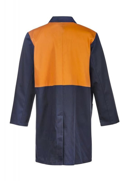 WORKCRAFT WJ047 Two Tone Dustcoat UNIGAB - Star Uniforms Australia
