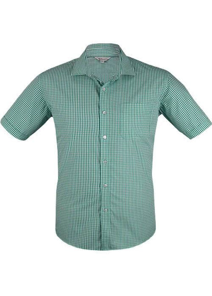 Aussie Pacific-Epsom Mens Shirt Short Sleeve-N1907S