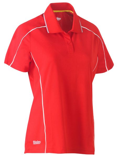 Bisley Womens Cool Mesh Polo Shirt-BKL1425