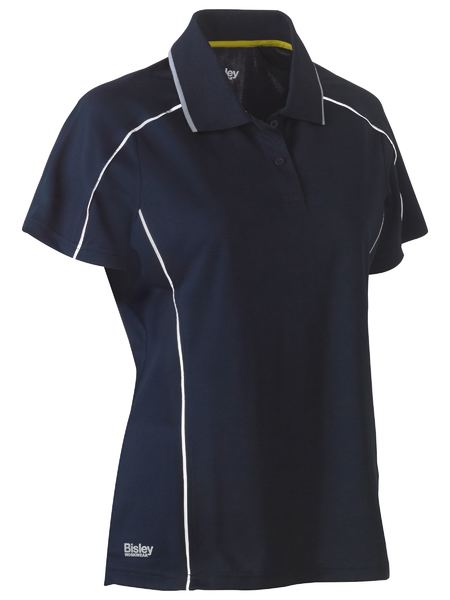 Bisley Womens Cool Mesh Polo Shirt-BKL1425