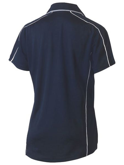 Bisley Womens Cool Mesh Polo Shirt-BKL1425
