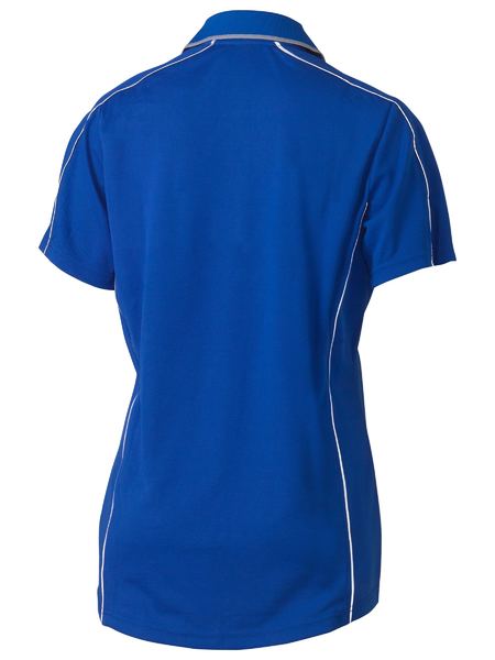 Bisley Womens Cool Mesh Polo Shirt-BKL1425