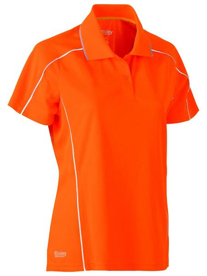 Bisley Womens Cool Mesh Polo Shirt-BKL1425