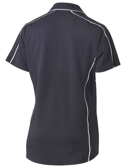 Bisley Womens Cool Mesh Polo Shirt-BKL1425