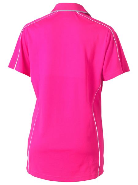 Bisley Womens Cool Mesh Polo Shirt-BKL1425