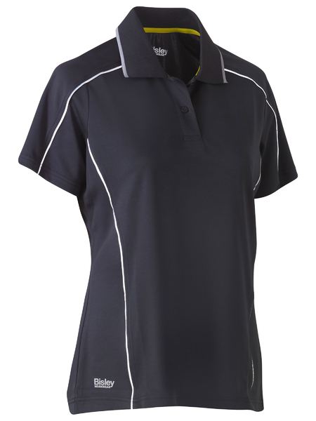 Bisley Womens Cool Mesh Polo Shirt-BKL1425