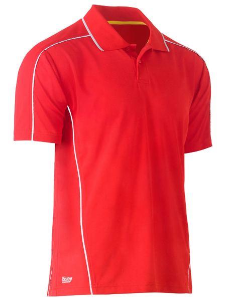 Bisley Cool Mesh Polo With Reflective Piping-BK1425