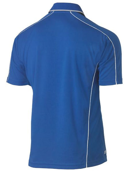 Bisley Cool Mesh Polo With Reflective Piping-BK1425