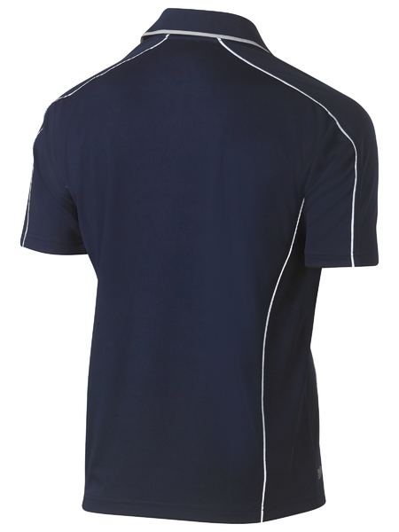 Bisley Cool Mesh Polo With Reflective Piping-BK1425