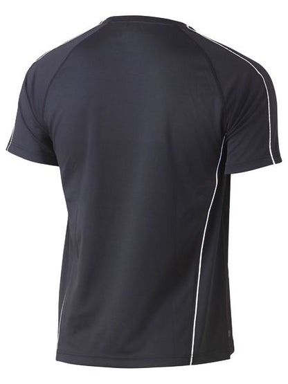 Bisley-Cool Mesh Tee With Reflective Piping-BK1426