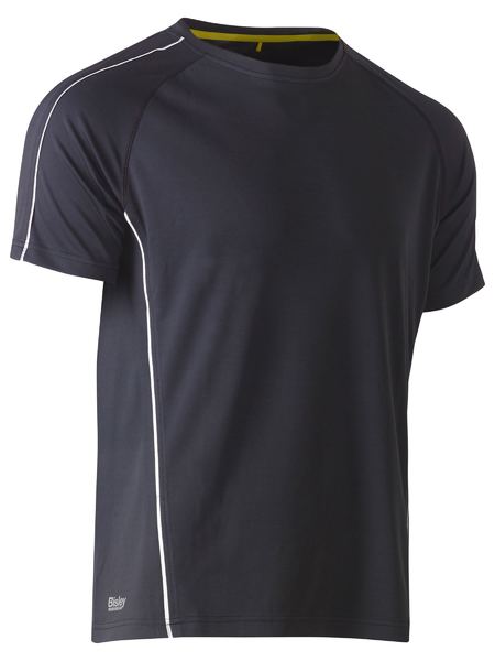 Bisley-Cool Mesh Tee With Reflective Piping-BK1426