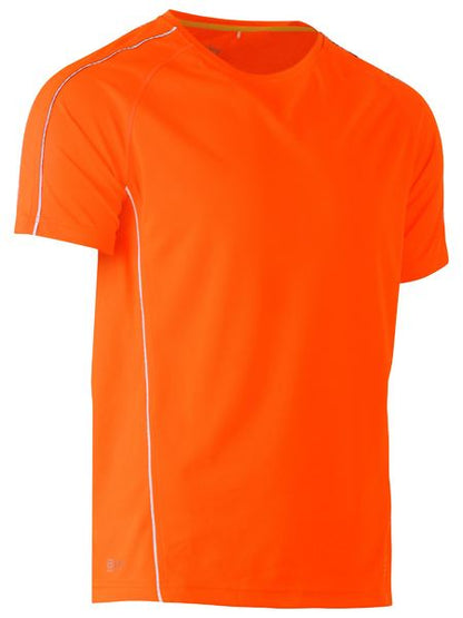 Bisley-Cool Mesh Tee With Reflective Piping-BK1426