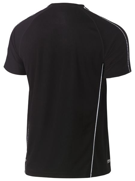 Bisley-Cool Mesh Tee With Reflective Piping-BK1426