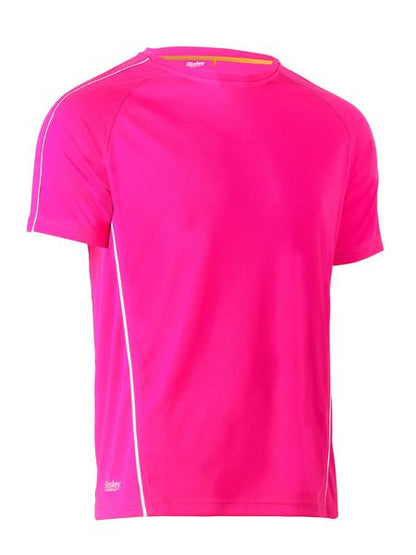 Bisley-Cool Mesh Tee With Reflective Piping-BK1426